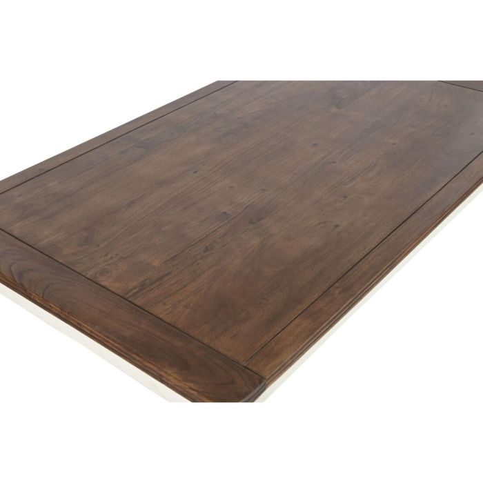 DKD Home Decor Mesa Comedor Tradicional Crema Marron 90 x 76 x 160 cm 7