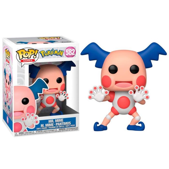Funko Pop Pokemon Mr. Mime 63696 - Edición Aniversario, Vinilo 9cm Funko Pop Pokemon Mr. Mime 63696 - Edición Aniversario, Vinilo 9cm