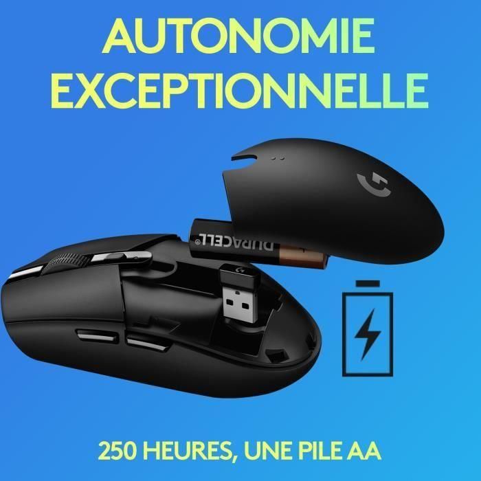 Logitech G G305 Ratón Inalámbrico para Juegos LIGHTSPEED, Batería 250h, Azul 3 Logitech G G305 Ratón Inalámbrico para Juegos LIGHTSPEED, Batería 250h, Azul 3