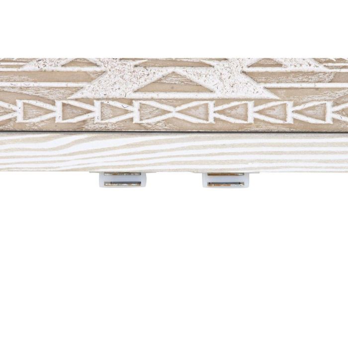 DKD Home Decor Armario Boho Abeto y Cristal, 4 Puertas, 2 Cajones, 2 Estanterías, Natural Blanco, 180x80x42 cm 2 DKD Home Decor Armario Boho Abeto y Cristal, 4 Puertas, 2 Cajones, 2 Estanterías, Natural Blanco, 180x80x42 cm 2