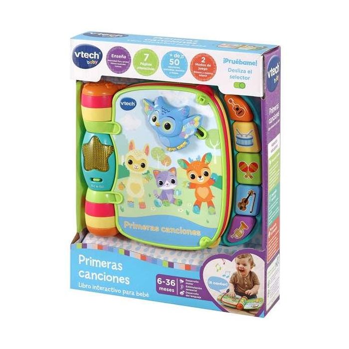 Libro Interactivo Primeras Canciones 80-166777 V-Tech Libro Interactivo Primeras Canciones 80-166777 V-Tech
