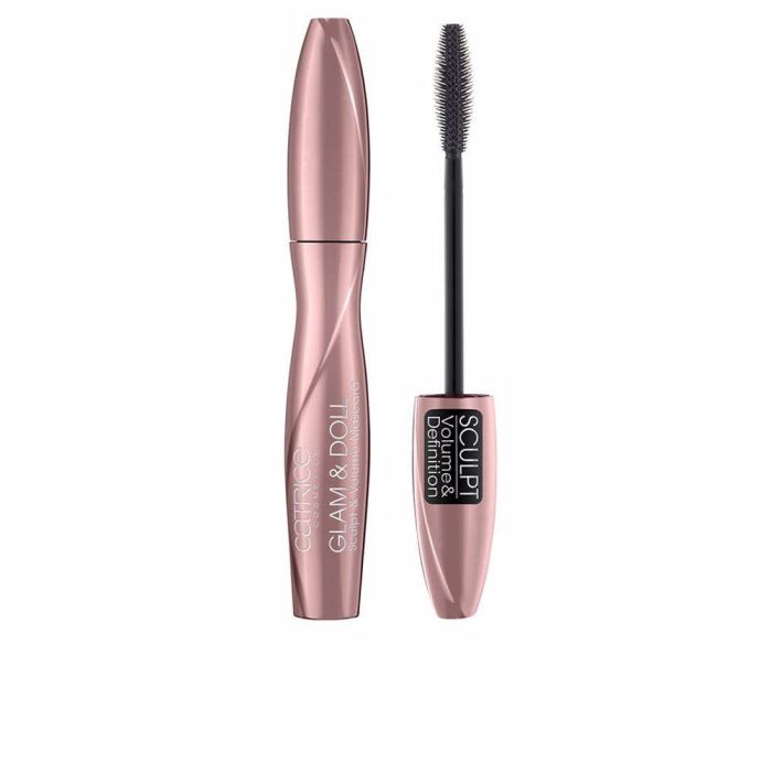 Catrice GLAM&DOLL sculpt & volume mascara #010-black - Máscara de pestañas con volumen XXXL, definición precisa y color negro intenso. Catrice GLAM&DOLL sculpt & volume mascara #010-black - Máscara de pestañas con volumen XXXL, definición precisa y color negro intenso.