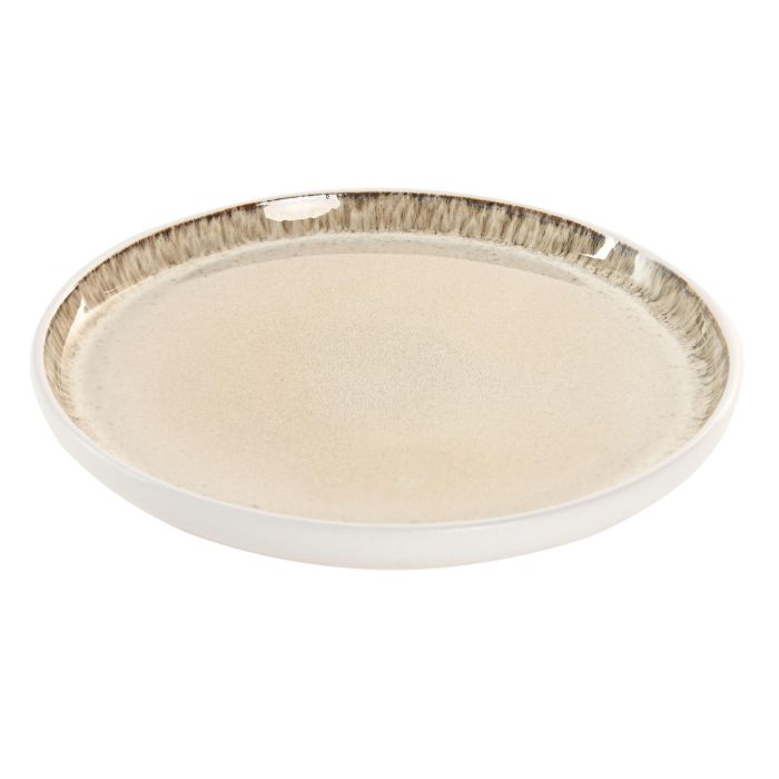 Plato Horeca DKD Home Decor Beige Blanco 21 x 2 x 21 cm (6 Unidades) 1 Plato Horeca DKD Home Decor Beige Blanco 21 x 2 x 21 cm (6 Unidades) 1