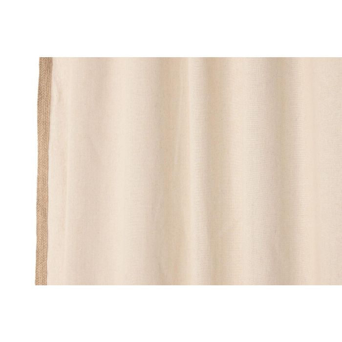 Cortina Cottage DKD Home Decor Natural 260 x 140 cm (2 Unidades) 2 Cortina Cottage DKD Home Decor Natural 260 x 140 cm (2 Unidades) 2