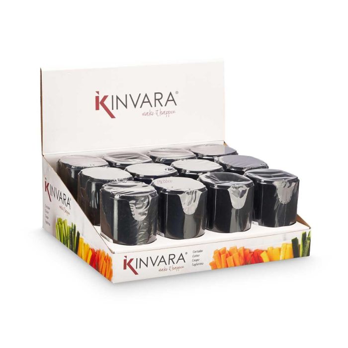 Cortador Patatas Negro Kinvara 9X13CM (12 Unidades) 2 Cortador Patatas Negro Kinvara 9X13CM (12 Unidades) 2