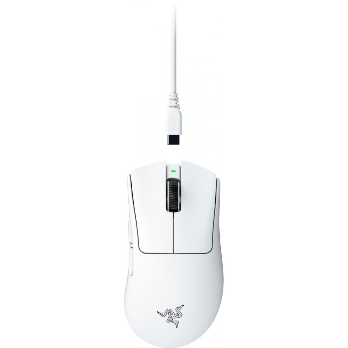 Razer RZ01-05330200-R3G1 DeathAdder V4 Pro Ratón Gaming Inalámbrico + USB Óptico 45000 DPI Mano Derecha Blanco 0 Razer RZ01-05330200-R3G1 DeathAdder V4 Pro Ratón Gaming Inalámbrico + USB Óptico 45000 DPI Mano Derecha Blanco 0