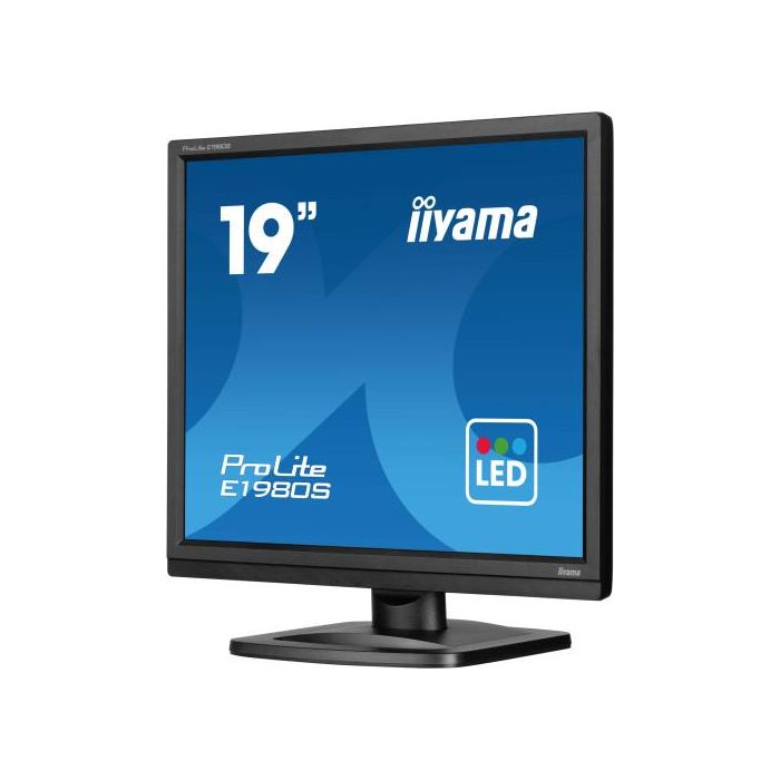iiyama ProLite E1980S-B1 pantalla para PC 48,3 cm (19") 1280 x 1024 Pixeles VGA LED Negro 3 iiyama ProLite E1980S-B1 pantalla para PC 48,3 cm (19") 1280 x 1024 Pixeles VGA LED Negro 3