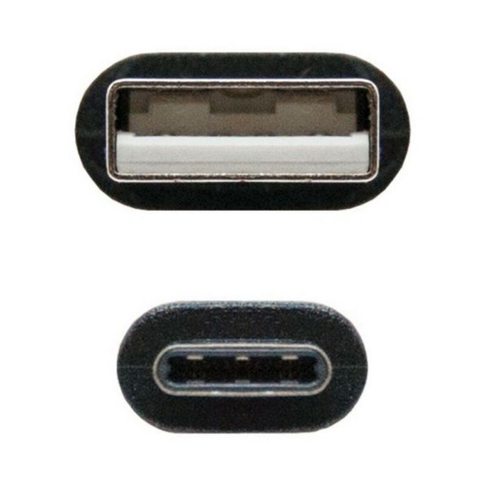 Cable USB A a USB C NANOCABLE 10.01.210 Negro 3 Cable USB A a USB C NANOCABLE 10.01.210 Negro 3