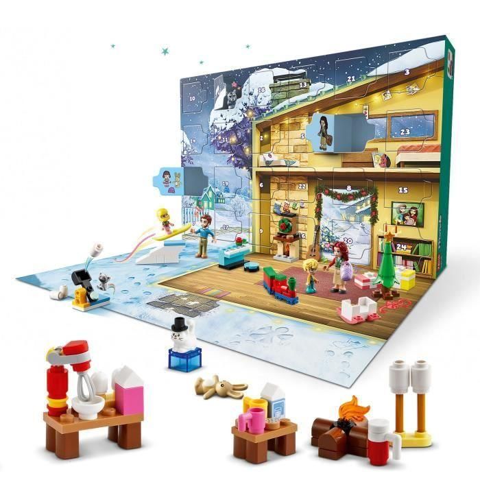 LEGO Friends 42637 Calendario de Adviento 2024 Regalos antes de Navidad Incluye 5 personajes 2 LEGO Friends 42637 Calendario de Adviento 2024 Regalos antes de Navidad Incluye 5 personajes 2