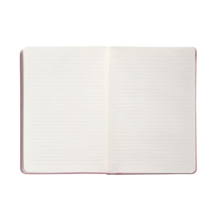 Cuaderno Con Gomilla Antartik Notes Tapa Dura A4 Hojas Rayas Rosa Pastel 100 Hojas 80 gr Fsc 7