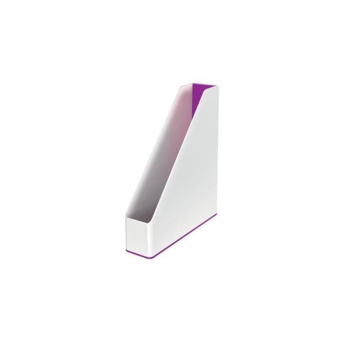 Leitz Revistero wow dual a4 plástico violeta/blanco