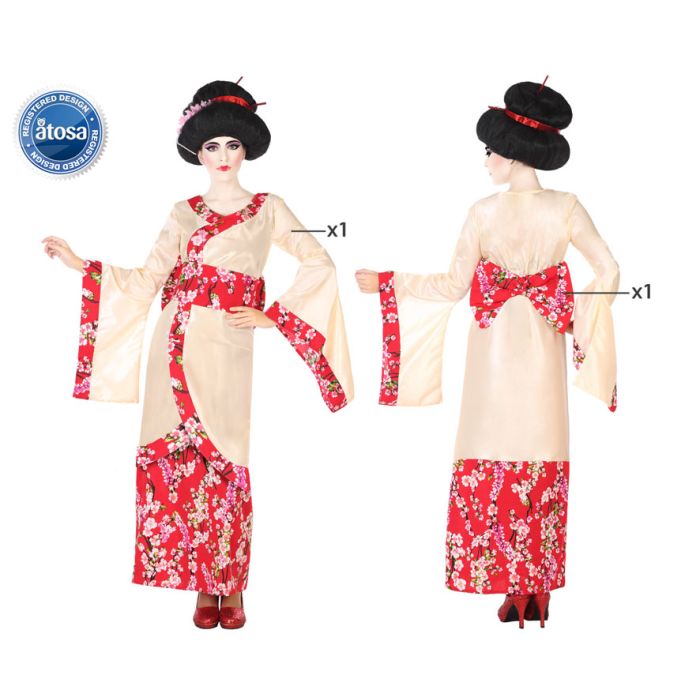 Disfraz para Adultos Rosa (2 pcs) Geisha 