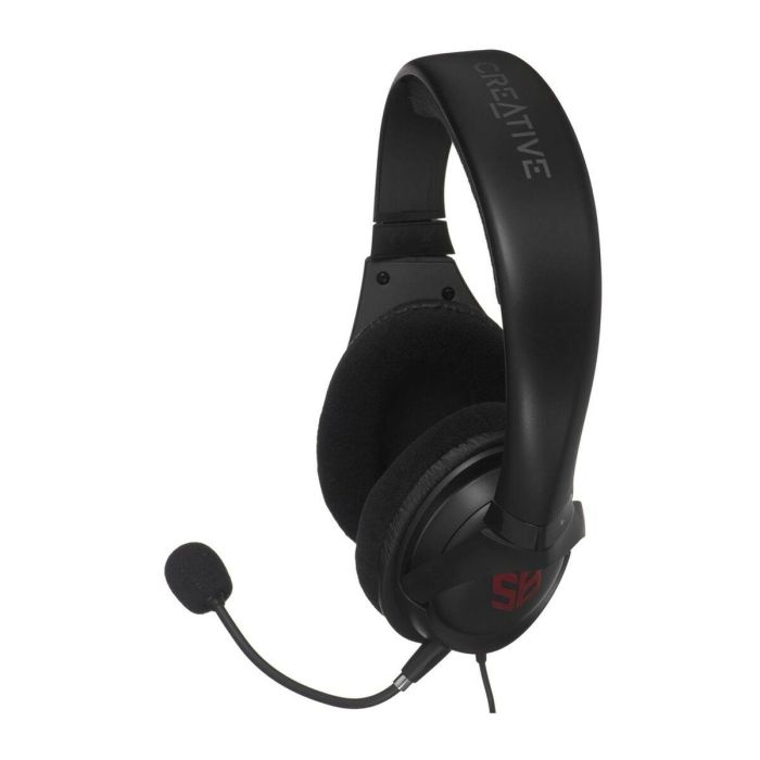 Auricular con Micrófono Gaming Creative Technology CREATIVE SB BLAZE Negro 2 Auricular con Micrófono Gaming Creative Technology CREATIVE SB BLAZE Negro 2