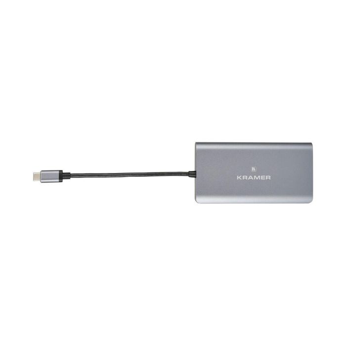 Hub USB Kramer Electronics KDock-3 Plateado Gris 2 Hub USB Kramer Electronics KDock-3 Plateado Gris 2