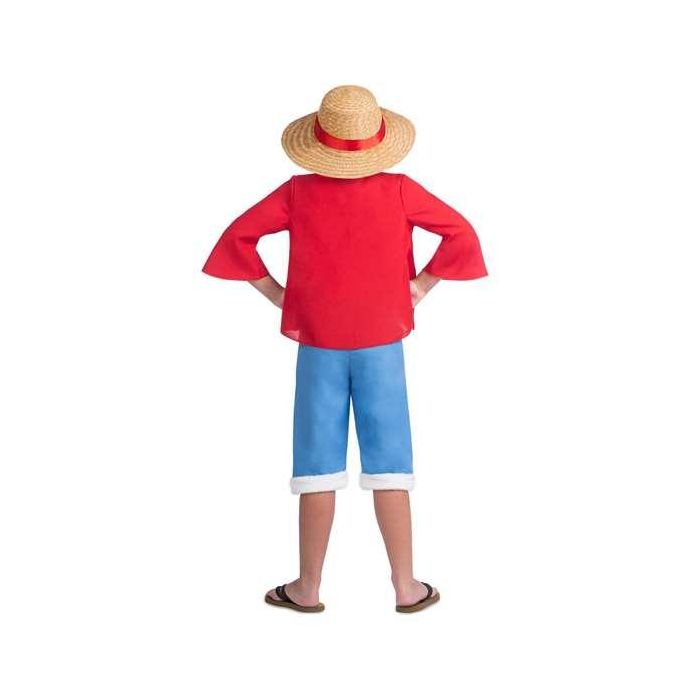 Disfraz luffy sombrero, chaqueta, camiseta, fajín y pantalón talla 7-9 y 3 Disfraz luffy sombrero, chaqueta, camiseta, fajín y pantalón talla 7-9 y 3