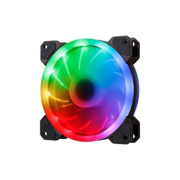 Hiditec N5-ARGB Ventilador Carcasa PC 12cm, Silencioso, 40CFM, ARGB Compatible, Iluminación LED Multi, Negro 0 Hiditec N5-ARGB Ventilador Carcasa PC 12cm, Silencioso, 40CFM, ARGB Compatible, Iluminación LED Multi, Negro 0