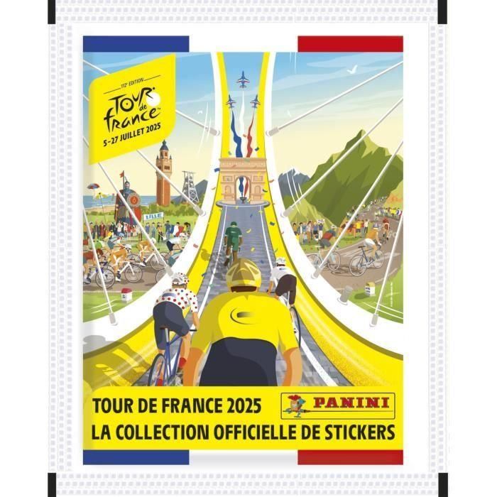 Panini PAN8051708025255 Caja de Cromos Tour de France 2025 36 fundas / 180 pegatinas 2