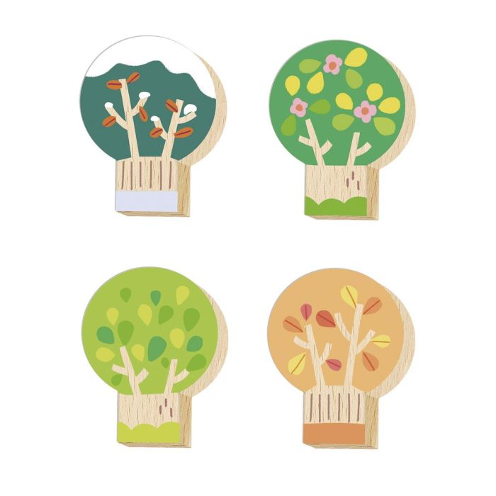 GOULA Puzzle XXL Estaciones del Año, 29 Piezas de Madera Educativo para Niños +3 Años, 1110100764 4