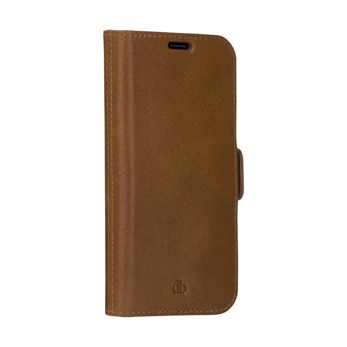 dbramante1928 Lynge Funda Cartera 2-en-1 para iPhone 12/12 Pro 6.1" - Piel Plena Flor Marrón Tan 6