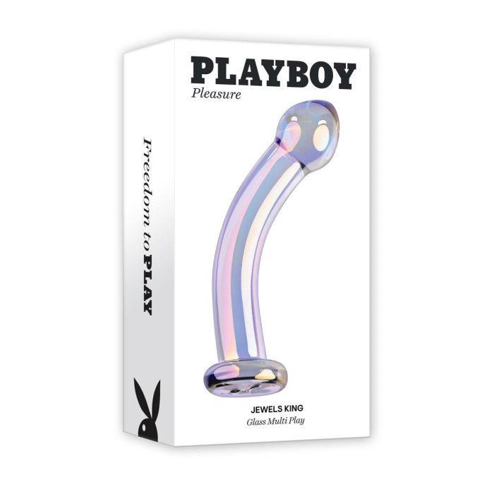 Consolador Clásico Playboy Jewels King Ø 3,9 cm 1 Consolador Clásico Playboy Jewels King Ø 3,9 cm 1