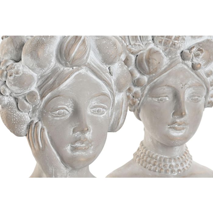 Macetero Shabby DKD Home Decor Gris 12 x 22 x 15 cm (6 Unidades) 1 Macetero Shabby DKD Home Decor Gris 12 x 22 x 15 cm (6 Unidades) 1