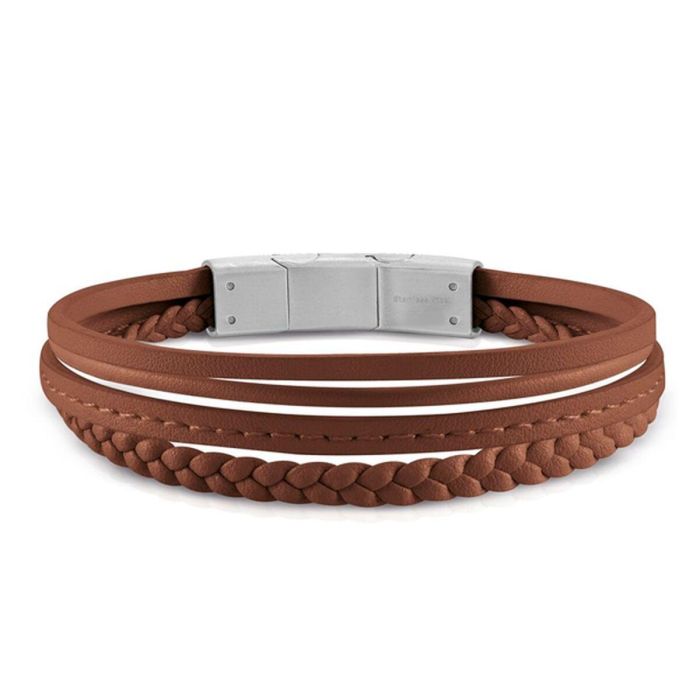 Pulsera Hombre Guess JUMB01345JWSTCGT-U Cuero 25 cm 3