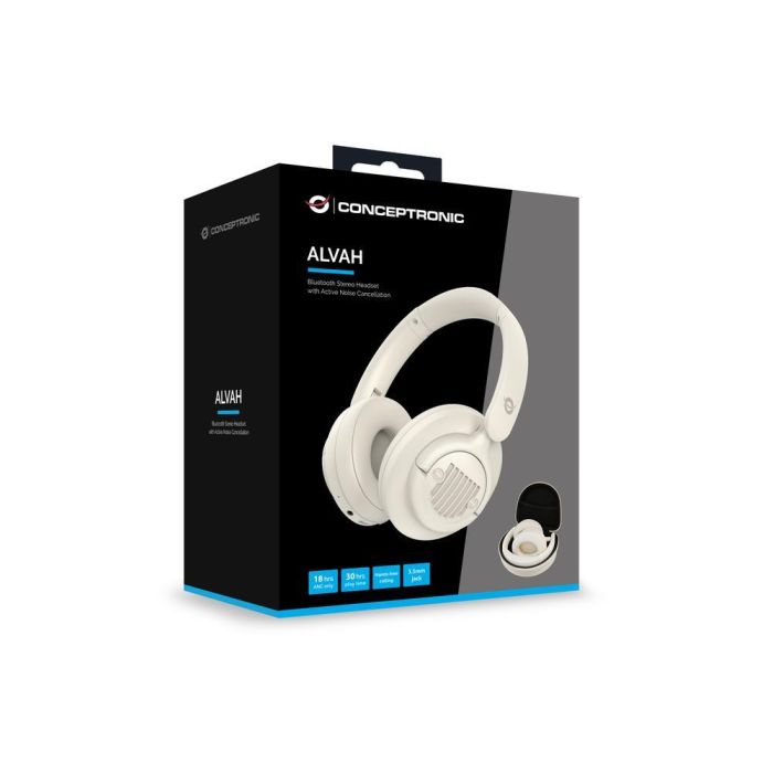 Auriculares Conceptronic Alvah02C Inalambrico Crema 4 Auriculares Conceptronic Alvah02C Inalambrico Crema 4