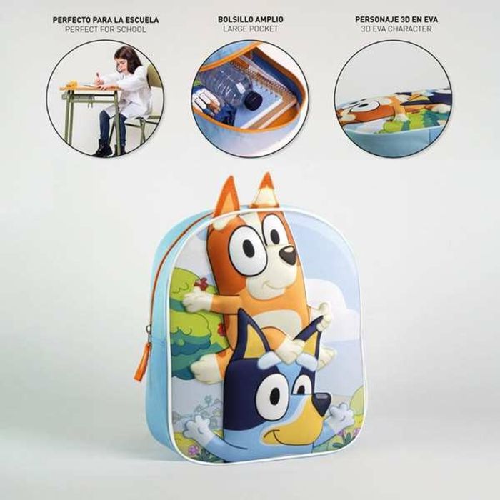 Mochila infantil 3D bluey 2.2 x 2.8 x 1.0 cm 1 Mochila infantil 3D bluey 2.2 x 2.8 x 1.0 cm 1