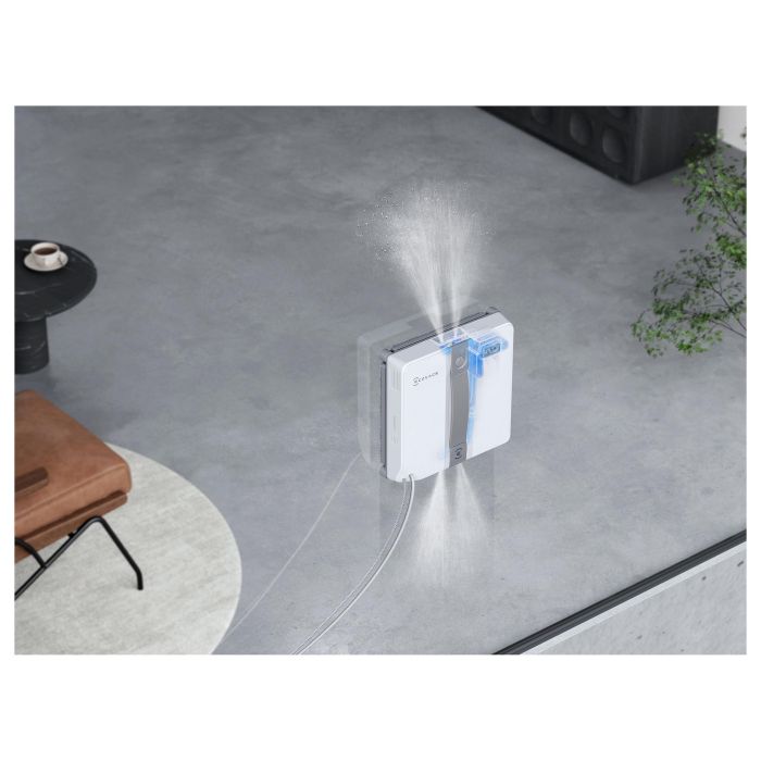 ECOVACS WINBOT Mini Robot Limpiacristales, Succión Universal 22x25 cm, Gris y Blanco, Batería de Ión-Litio, Nivel de Ruido 63 dB