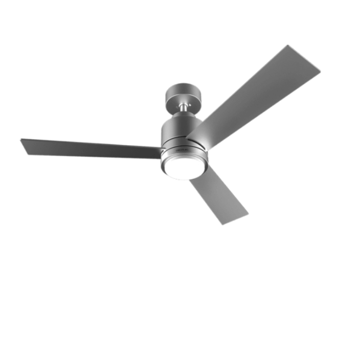 Cecotec 05837 Ventilador de Techo con Aspas para el Hogar, Acero Inoxidable, Lámpara LED, 30W