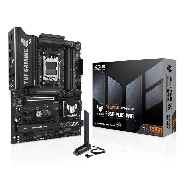 Asus TUF GAMING B850-PLUS WiFi Placa Base ATX AMD B850 Zócalo AM5 DDR5 Wi-Fi 7 0 Asus TUF GAMING B850-PLUS WiFi Placa Base ATX AMD B850 Zócalo AM5 DDR5 Wi-Fi 7 0