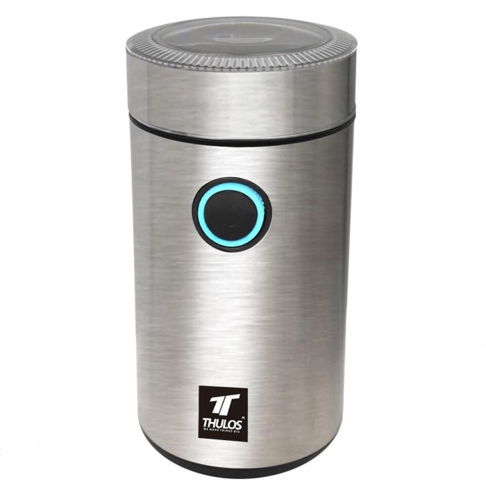 Thulos Molinillo de Café TH-MC40SS, Acero Inoxidable, 40 gr, 150W, Tapa con Visor, Cuchilla Doble 0 Thulos Molinillo de Café TH-MC40SS, Acero Inoxidable, 40 gr, 150W, Tapa con Visor, Cuchilla Doble 0