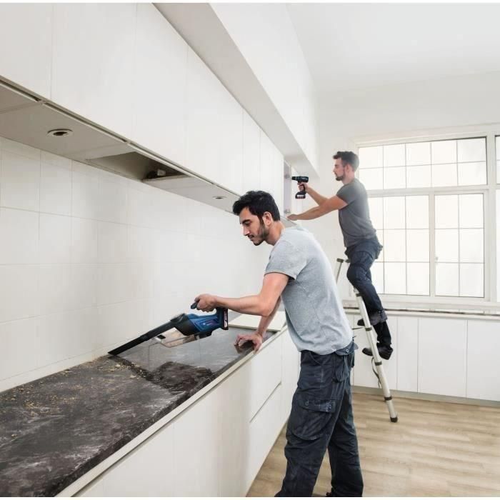 Bosch Professional GAS 18V-1 Aspirador Inalámbrico Profesional 18V sin batería, Caudal 10l/s, Depresión 60mbar 2