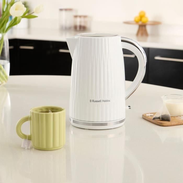 Hervidor de agua - RUSSELL HOBBS - EDEN - 2400 W - 1,7 L - Blanco 1 Hervidor de agua - RUSSELL HOBBS - EDEN - 2400 W - 1,7 L - Blanco 1