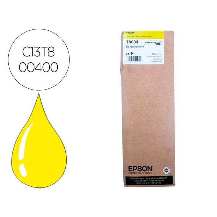 Ink-Jet Epson Singlepack Amarillo T800400 Ultrachrome Pro 700 mL