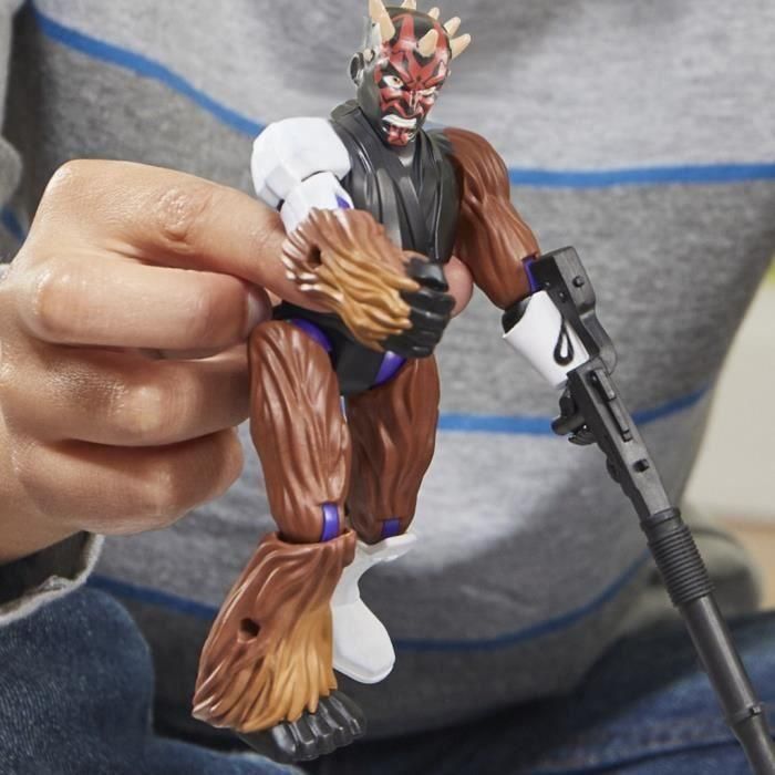 MixMashers Darth Maul, figura personalizable de 12 cm para mezclar y combinar con accesorios, Star Wars, a partir de 4 años 3 MixMashers Darth Maul, figura personalizable de 12 cm para mezclar y combinar con accesorios, Star Wars, a partir de 4 años 3