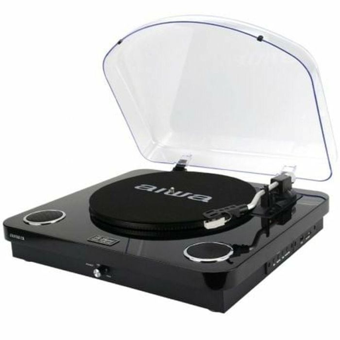 Tocadiscos Aiwa GBTUR120B Negro 1 Tocadiscos Aiwa GBTUR120B Negro 1