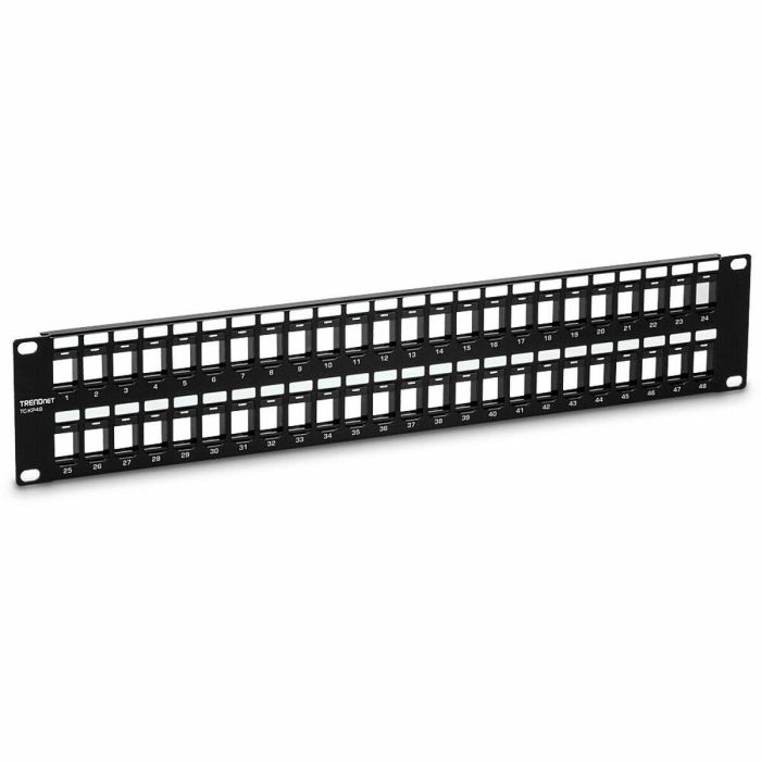 Patch Panel 48 Puertos UTP Categoría 6 Trendnet TC-KP48 Patch Panel 48 Puertos UTP Categoría 6 Trendnet TC-KP48