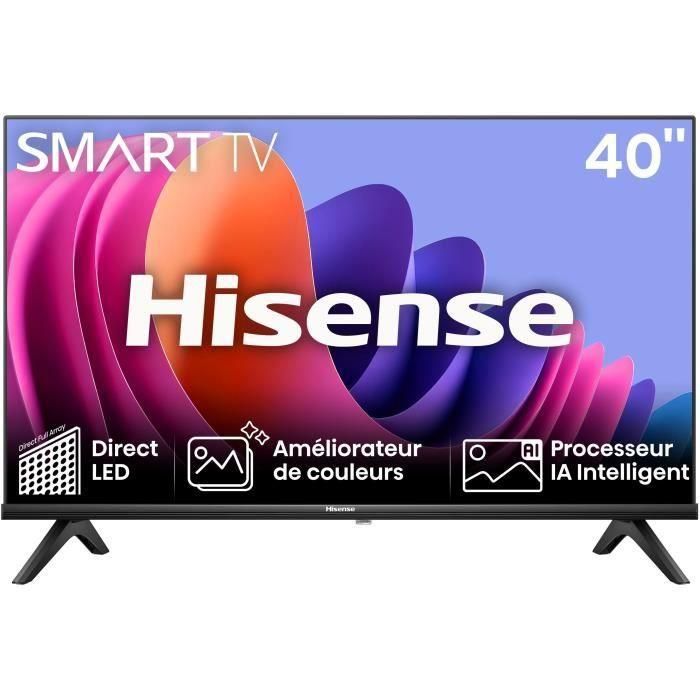 Hisense 40A4N Televisor Smart TV 40" Full HD 1080p LED Plana con Sistema VIDAA, Wi-Fi y Conexión Ethernet, Negro Hisense 40A4N Televisor Smart TV 40" Full HD 1080p LED Plana con Sistema VIDAA, Wi-Fi y Conexión Ethernet, Negro