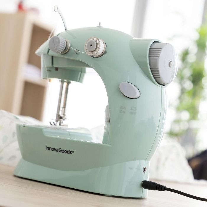 Mini Máquina de Coser Portátil con LED, Cortahílos y Accesorios Sewny InnovaGoods 10 Mini Máquina de Coser Portátil con LED, Cortahílos y Accesorios Sewny InnovaGoods 10