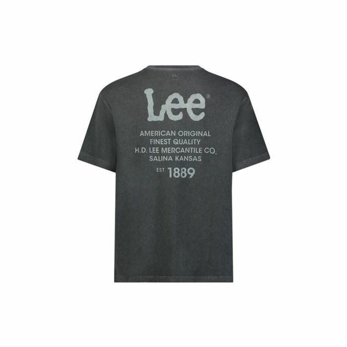 Camiseta de Manga Corta Hombre Lee Loose Logo Negro 6