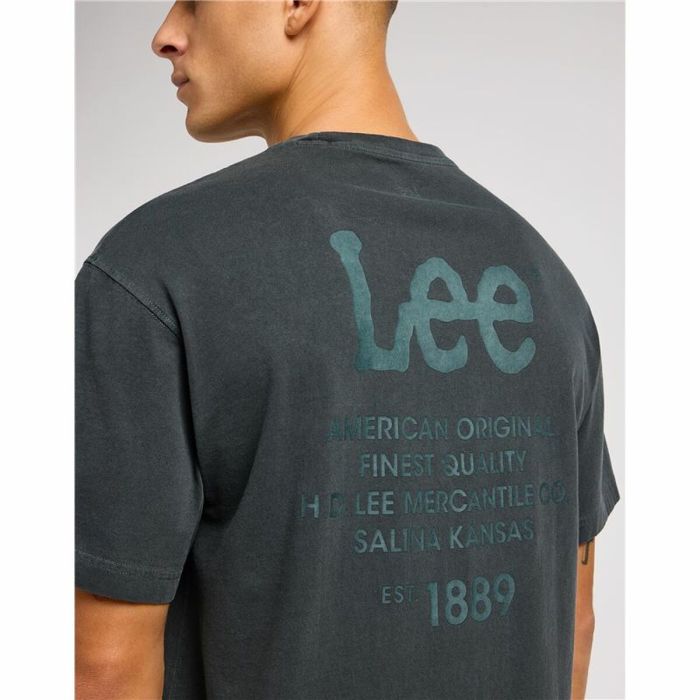 Camiseta de Manga Corta Hombre Lee Loose Logo Negro 1