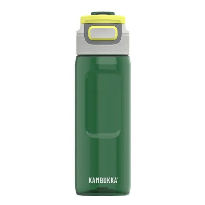Botella de Agua Kambukka Elton Negro Oliva Acero Inoxidable Tritán 1 L Botella de Agua Kambukka Elton Negro Oliva Acero Inoxidable Tritán 1 L