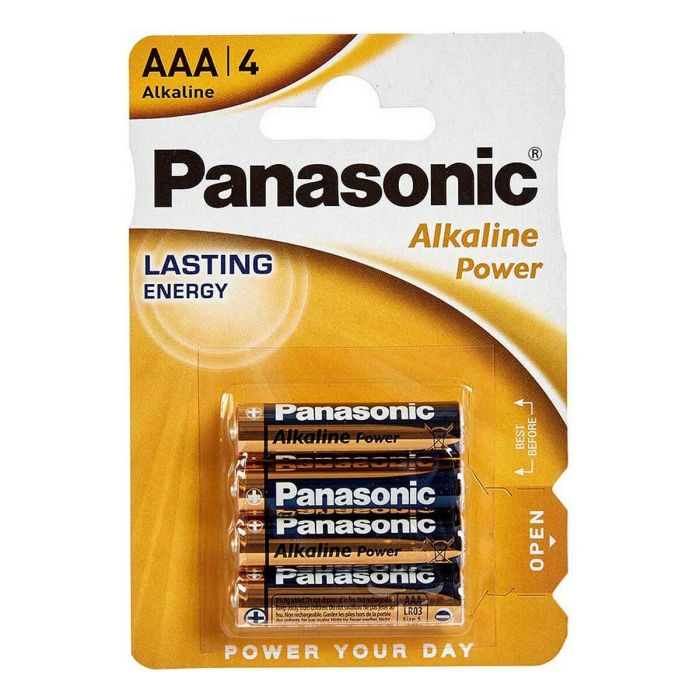 Pilas Alcalinas Panasonic LR03 AAA (12 Unidades) 1