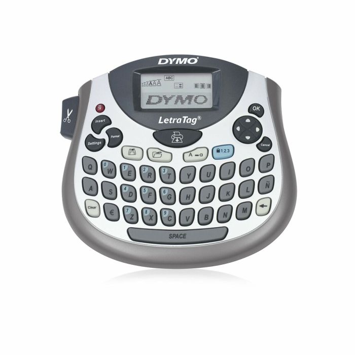 Rotuladora Eléctrica Portátil Dymo LetraTag 100T Plateado Rotuladora Eléctrica Portátil Dymo LetraTag 100T Plateado