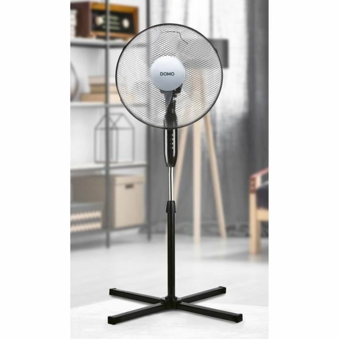 Ventilador de Pie DOMO Do8140 Negro 40 W 5