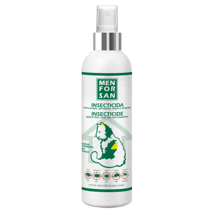 Insecticida Menforsan Spray Antiparasitario Gatos 250 ml