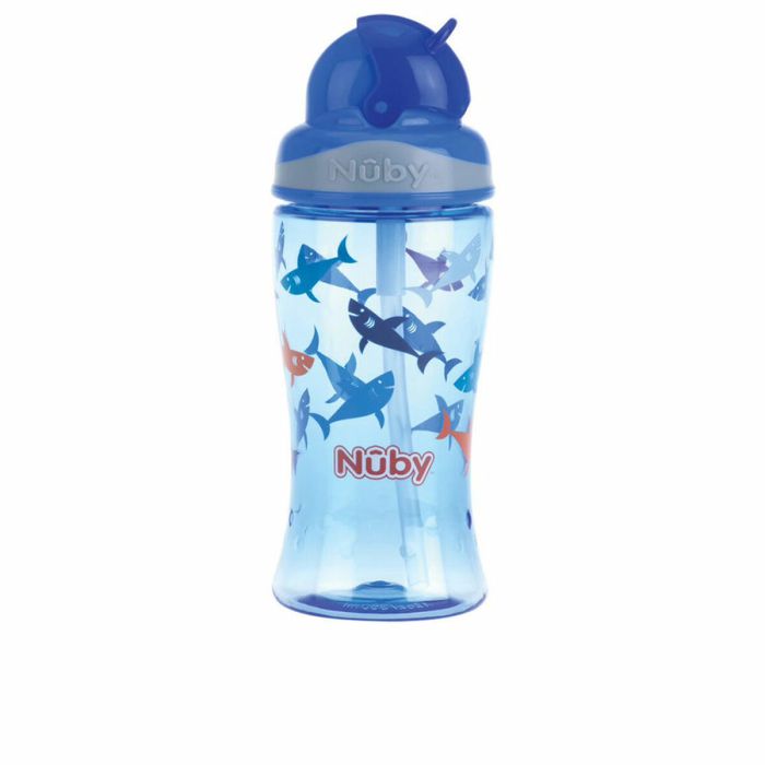 Vaso de Aprendizaje Nûby Flip-it Tiburón 360 ml