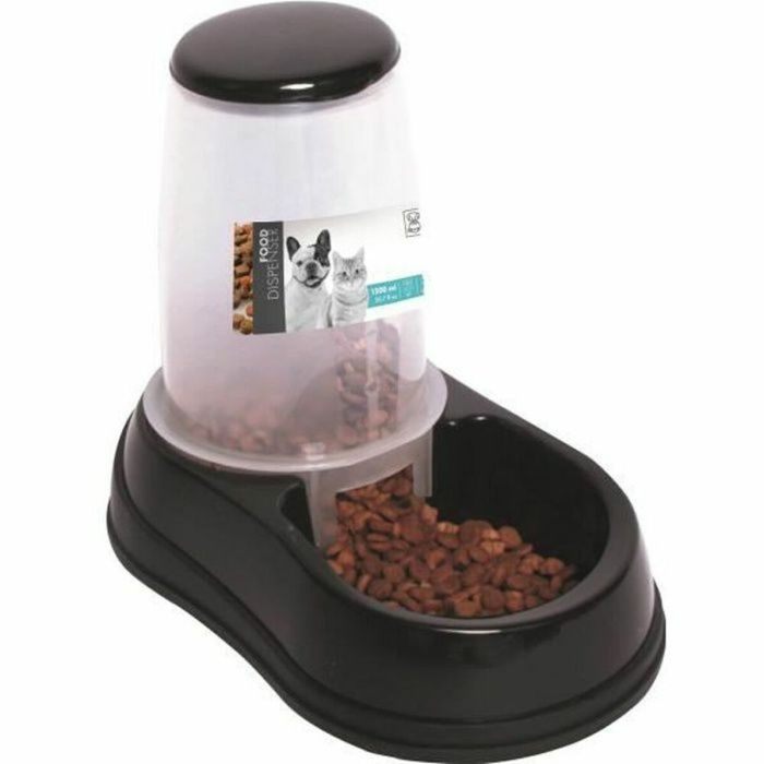 DISPENSADOR DE ALIMENTOS MPETS Dispensador de croquetas - Para gatos y perros - 1500ml - Azul