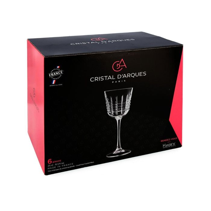 Caja 6 Copas Agua Cristalin Cristal d'Arques 5